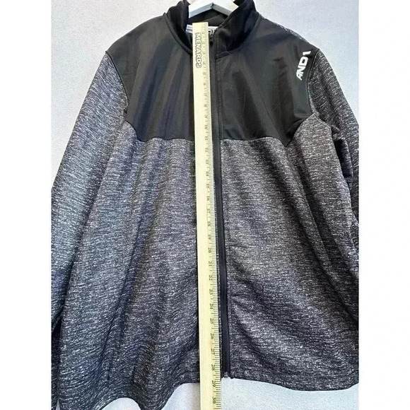 And1‎ Men's Full Zip Warm Up Jacket 2XL Black Charcoal Track Jacket Basketball - Picture 5 of 7